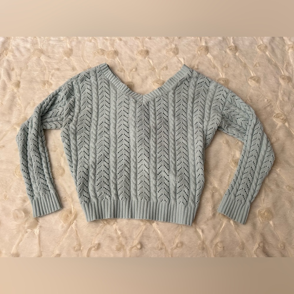 Jessica Simpson Blue Crossbody and Knit Sweater, PERFECT CONDITION. Soo hot!! 🥵 - Picture 9 of 10